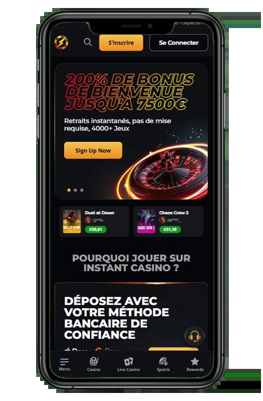 Meilleur instant casino retrait à France